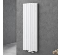 Sogood Radiateur pour Chauffage Central 160x54cm Radiateur à Eau Chaude Panneau Double Couches Vertical Blanc