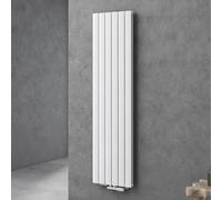 Sogood Radiateur pour Chauffage Central 180x46cm Radiateur à Eau Chaude Panneau Double Couches Vertical Blanc
