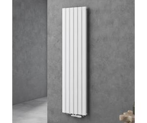 Sogood Radiateur pour Chauffage Central 180x46cm Radiateur à Eau Chaude Panneau Double Couches Vertical Blanc
