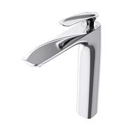 Sogood Robinet mitigeur chromé pour lavabo et vasque design 28cm