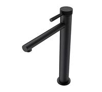 Sogood Robinet mitigeur noir mat pour vasque à poser design 30,5cm