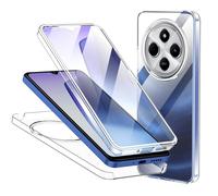 SOGUDE Coque Xiaomi Redmi 14C, Redmi 14C Coque Transparent Silicone TPU Case Intégral 360 Degres Full Body Protection Coque Etui pour Xiaomi Redmi 14C