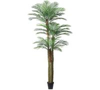 SOGUYI 300cm Palmier Artificiel Tropical Résistant aux UV, Grand Faux Palmier pour Extérieur, Bord de Piscine, Patio, Pelouse, Décoration