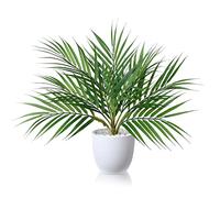 SOGUYI Plante Artificielle avec Pot 40cm Areca Palmier Fausse Plante de Plante Artificielle en Plastique Très Réaliste Moderne pour la Maison, Salle de Bain, Cuisine et Décoration