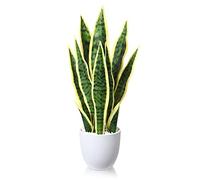 SOGUYI Plante Artificielle avec Pot 40cm Areca Palmier Fausse Plante de Plante Artificielle en Plastique Très Réaliste Moderne pour la Maison, Salle de Bain, Cuisine et Décoration