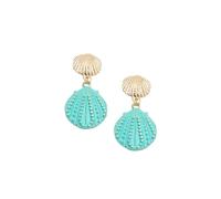 SOHI Boucles d'oreilles 'Azure' turquoise / or, Taille Onesize