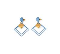 SOHI Boucles d'oreilles 'Isabella' bleu / or, Taille Onesize