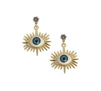 SOHI Boucles d'oreilles 'Oda' bleu / or / blanc, Taille Onesize