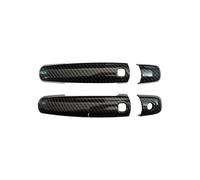 SOHINI Film Protecteur Anti-Rayures Compatibles Avec Suzuki SX4 S-Cross Poignée Double Intelligent Sans Trou Film Protecteur Anti-Rayures Avec Décoration De Cuve(2 doors carbon fiber pattern A)