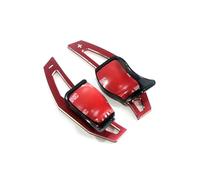 SOHINI Palette Volant Palettes Volant Extensibles pour Seat Ibiza 6J SC Cupra FR Bocanegra 2010 2011 2012 2013 2014 2015, Autocollants De Style Automobile Pagaie Changement(Red)