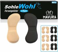 SohleWohl Premium Coussinet de talon Protection du talon Support de talon [6 paires]