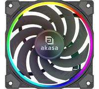 SOHO AR12 Reverse Blade,120mm Case Fan with Reverse Flow,Addressable RGB MHD Bearing PC Cooler,4Pin PWM Silent Fan Under 31.6 dB(A) & Airflow up to 58.3 CFM,Black,AK-FN123