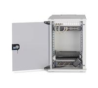 SOHO PRO Series - Armoire - 315 x 300 mm (W x D) - montable sur mur - RAL 7035, gris clair - 9U - 10"