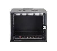 SOHO PRO Series - Armoire - 540 x 400 mm (L x P) - montable sur mur - RAL 9005, noir - 9U - 19"