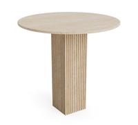 SoHo Table de Salle à Manger Ø80 Travertin