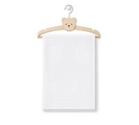 SOHOBABY Couverture bébé Cosy - Plaid Doux et Chaud au Design de Personnage pour Nourrisson ou Tout-Petit, idéale pour Berceau, lit bébé et Poussette | Cadeau Unisexe 75x100 cm (Blanc)