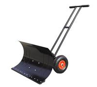 Sohodoo Chasse-Neige avec pneus en Caoutchouc rhombiques - Pelle à Roue Robuste, poignée réglable(B(100-43cm))