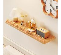 Sohodoo Étagère Murale, étagère Flottante, étagère Suspendue, for Livres, Photos, décoration, for Salon, Cuisine, entrée, Chambre, Salle de Bain, Rustique(50CM)