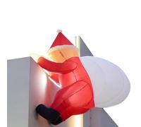 Sohodoo Père Noël Gonflable animé de 2,13 m (7 Pieds), décoration de Noël Suspendue for l'extérieur avec lumières LED for Jardin et Cour(A(7ft))