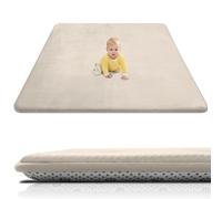 Sohodoo Tapis de Jeu épais for bébé, Tapis de Parc, Tapis en Mousse de Flanelle Douce for Tout-Petits, Enfants rampants for Chambre d'enfant, Salle de Jeux, Salon, imperméable, Facile(A,100 * 150cm)