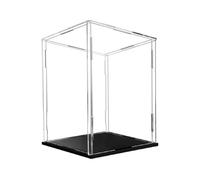 Sohodoo Vitrine en Acrylique for Objets de Collection et Figurines d'action avec Base en Plastique Transparent différentes Tailles(Hight15,10-40cm)
