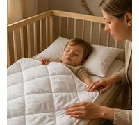 SOHYGGE Pack Couette bébé 75 x 120 + Oreiller 35 x 45 cm - pour lit 60 x 120 cm - Ultra Doux - 4 Saisons - Lavable à 60°C - Certifié Oeko Tex - Parure de lit bébé Enfant