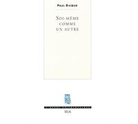 Soi-même comme un autre - Paul Ricoeur - Seuil - broché - Essai