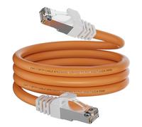 Soibke Cable Ethernet 2m, Cat 7 RJ45 Blindé Câble Réseau 2 Mètres, Cable LAN Gigabit Haute Vitesse 10Gbit/s 600MHz Câble Internet Extérieur Interieur Wifi S/FTP Fil Ethernet pour Routeur Modem