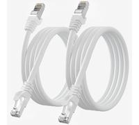 Soibke Cable Ethernet 3m Cat 7 2 Pièces Câble Rj45 3m Blindé Haute Vitesse