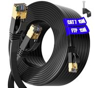 Soibke Cat 7 15m Câble Ethernet Blindé, RJ45 15M Cable Internet Haut Débit