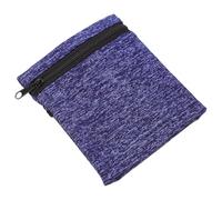 Soie Brassard Sacoche Portable D'extérieur pour Téléphone, Bleu Compacte | Manchon Élastique Confortable, Capacité Adaptée aux Cartes, Billets et Petits Objets, Usage Sport
