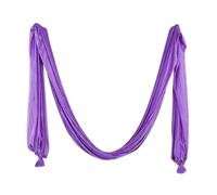 Soie De Yoga De Vol Aérien Élastique 3 Mètres Pour La Formation De Remise En Forme De Pilates D'oscillation De Yoga Violet