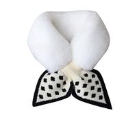 Soie Homme Voile Chretien Femme Bandeau En Soie Écharpe en peluche pour femmes écharpe en laine chaude imitation écharpe en laine artificielle Echarpe Femme Bleu Clair Femme Carre (White, One Size)