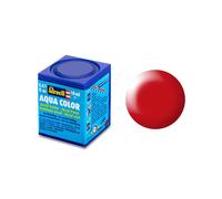 Revell Peinture acrylique Aqua Color - Rouge lumineux, finition soyeuse 18 ml