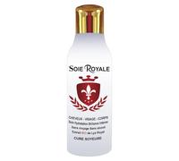 Soie Royale BIO Cure Soyeuse 200 ml Extrait Naturel BIO Fleurs de Lys Royal Protéines de Soie Vitamines EF Sans Alcool Soin Cheveux Visage Corps Nourrit Hydrate Démêle Lisse avec une Brillance Intense