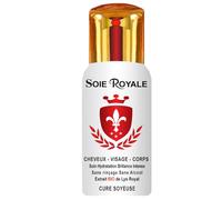 Soie Royale BIO Cure Soyeuse 66 ml Extrait Naturel BIO Fleurs de Lys Royal Protéines de Soie Vitamines EF Sans Alcool Soin Cheveux Visage Corps Nourrit Hydrate Démêle Lisse avec une Brillance Intense