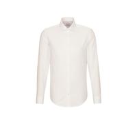 Soie Stickers Chemise Business Tailored à manches longues avec col Kent et enveloppe mais sans de manchette Boutons de manchette infroissable, - Ecru - 40