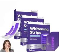 Soielysse Bande Blanchiment Dentaire Violettes,Bandes Blanchissantes Dents Violettes,Soielysse Bandes Blanchissantes Correction Chromatique,Purple Teeth Whitening Strips,éclaircissement Instantané (3)