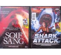 soif de sang + shark attack 2 * 2 DVD dans 1 boitier * DVD * NEUF