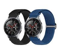 SOiiKE 22mm Bracelet en Nylon Tressé Compatible avec Xiaomi Redmi Watch 5 Active/5 Lite/Garmin Venu 3/Venu 2/Forerunner 255/265/Vivoactive 4/Amazfit GTR 2/GTR 3/GTR 3 Pro/GTR 4/Amazfit Bip 6/Bip 5