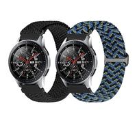 SOiiKE 22mm Bracelet en Nylon Tressé Compatible avec Xiaomi Redmi Watch 5 Active/5 Lite/Garmin Venu 3/Venu 2/Forerunner 255/265/Vivoactive 4/Amazfit GTR 2/GTR 3/GTR 3 Pro/GTR 4/Amazfit Bip 6/Bip 5