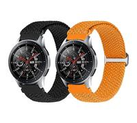 SOiiKE 22mm Bracelet en Nylon Tressé Compatible avec Xiaomi Redmi Watch 5 Active/5 Lite/Garmin Venu 3/Venu 2/Forerunner 255/265/Vivoactive 4/Amazfit GTR 2/GTR 3/GTR 3 Pro/GTR 4/Amazfit Bip 6/Bip 5