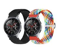 SOiiKE 22mm Bracelet en Nylon Tressé Compatible avec Xiaomi Redmi Watch 5 Active/5 Lite/Garmin Venu 3/Venu 2/Forerunner 255/265/Vivoactive 4/Amazfit GTR 2/GTR 3/GTR 3 Pro/GTR 4/Amazfit Bip 6/Bip 5