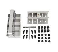 Soil Blocker Manuel 8 cellules en Fer galvanisé 19,5x10,5x24 cm - Bloc de Terre 5 cm avec poignée Ergonomique antidérapante, idéal pour semis et Culture en intérieur