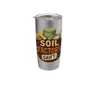 SOIL FACTORY SHIFT Bokashi Compost cuisine Gobelet isotherme en acier inoxydable double paroi