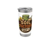 SOIL FACTORY SHIFT Bokashi Compost cuisine Gobelet isotherme en acier inoxydable double paroi