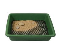 Soil Sifter Gardening - Pellet Sifter Mesh Screen, Classifier Gold Prospecting Pan with Construction, Rock Dirt Sifting Tool, Potted Plant Soil Separator, Mining Accessory for Efficient Soils Sifting