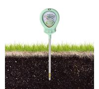 Soil Tester, 4 in 1 Plants Moisture Gauge, 1.3x2.64x10.83 Inches Garden Device with Humidity Sensor, Metal Probe Plant Tool with Clear Scale, Home Accessories Gear, Accurate Reading Solution for Lawn