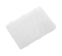 SOIMISS 1 Boîte De Demi-perles À Plat : Fausses Perles D'imitation - Pour Nail Art, Bricolage, Fabrication De Bijoux, Scrapbooking, Accessoires Pour Cheveux, Vêtements Et