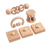 SOIMISS 1 Ensemble De Jouets Préscolaires Pour Bébé Jouets D'Apprentissage Pour Tout-Petits Jouets Pour Nourrissons Hochet À Main Pour Tout-Petits Jouets Assortis Jouets